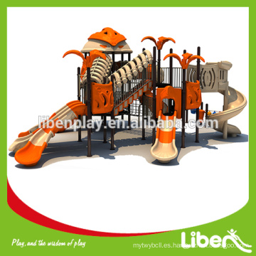 Orange Large Playground Equipo de fitness con cerca de juego